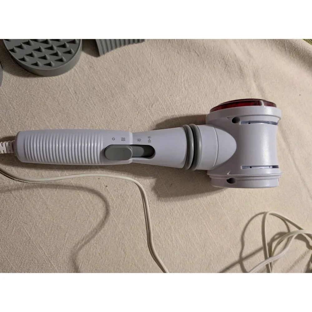 MH-30 Handheld Infrared Massager Heated Vibrating w/ 6 Heads, Corded 120V